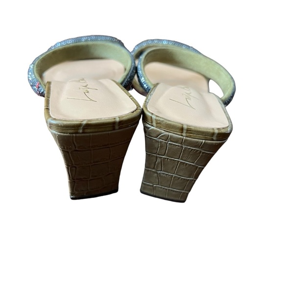 Luiza Barcelos Green Block Heel - Picture 4 of 6